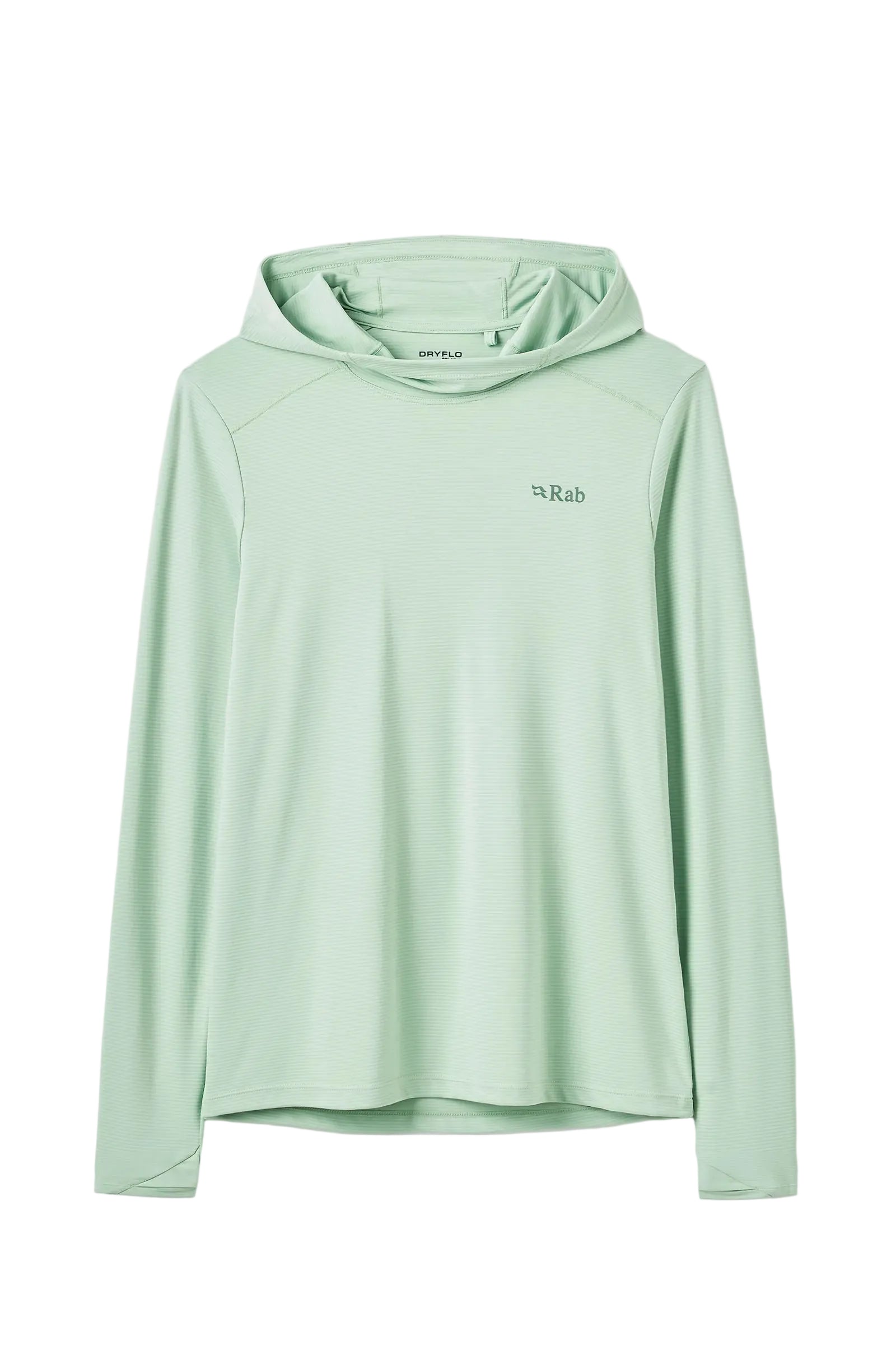 Rab Women's Force Hoody in Fig Green - front