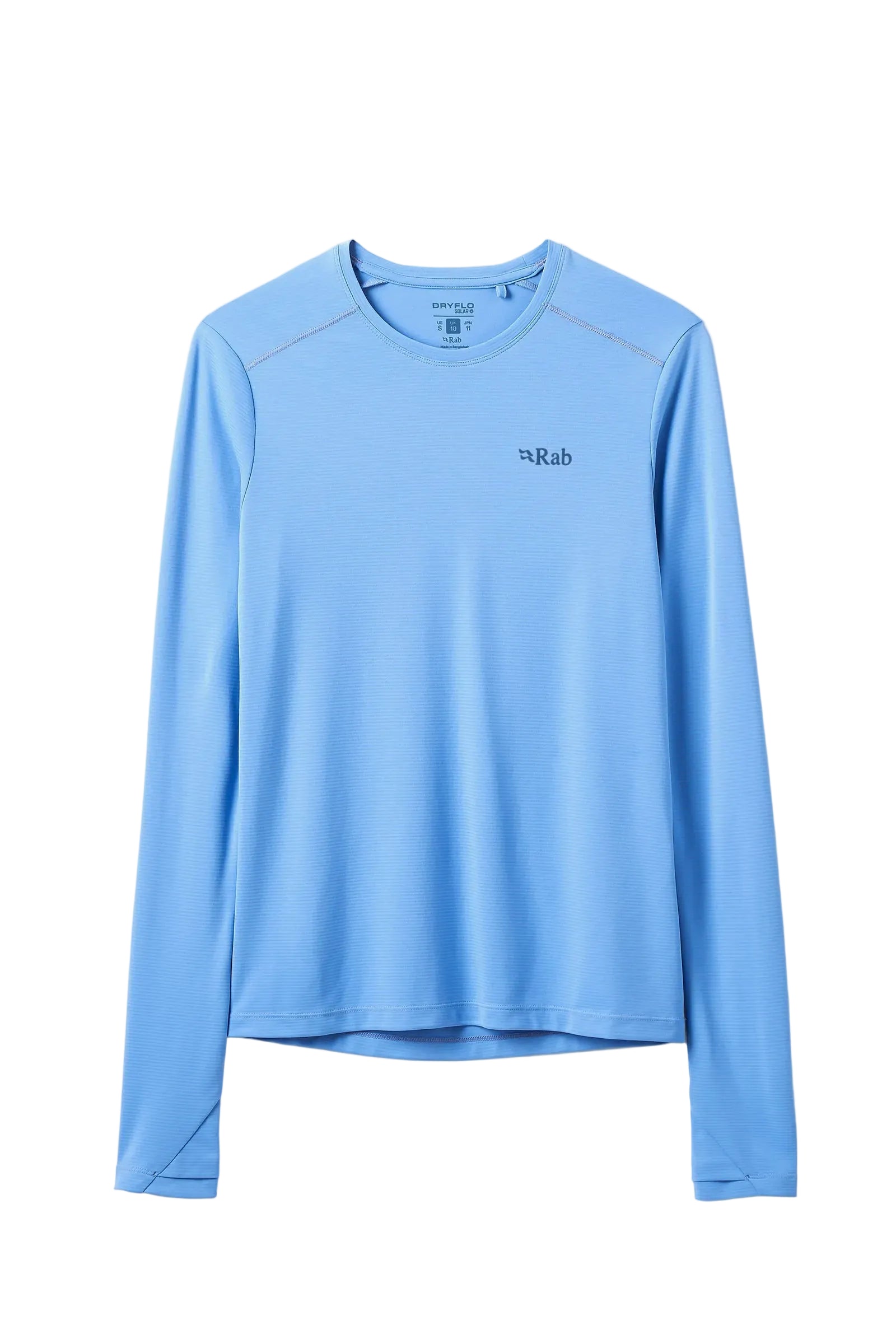 Rab Women's Force LS Tee in Bluebird - Front