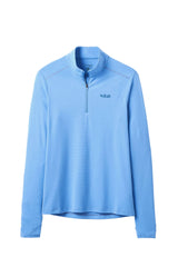 Rab Women's Force LS Zip in Bluebird - front