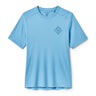 Rab Women's Force Stamp Tee in Bluebird - front