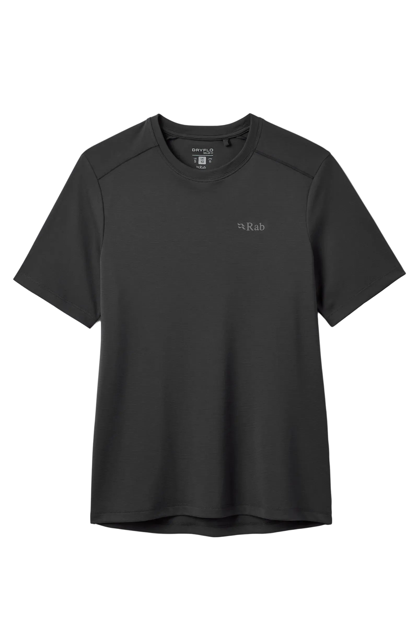 Rab Women's Force Tee in Black - Front