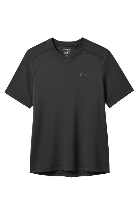 Rab Women's Force Tee in Black - Front