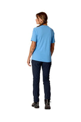Rab Women's Force Tee in Bluebird - Model Back