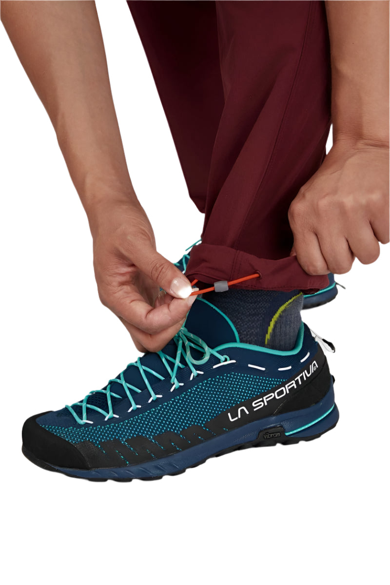 Rab Women's Incline Pants - hem drawcord detail