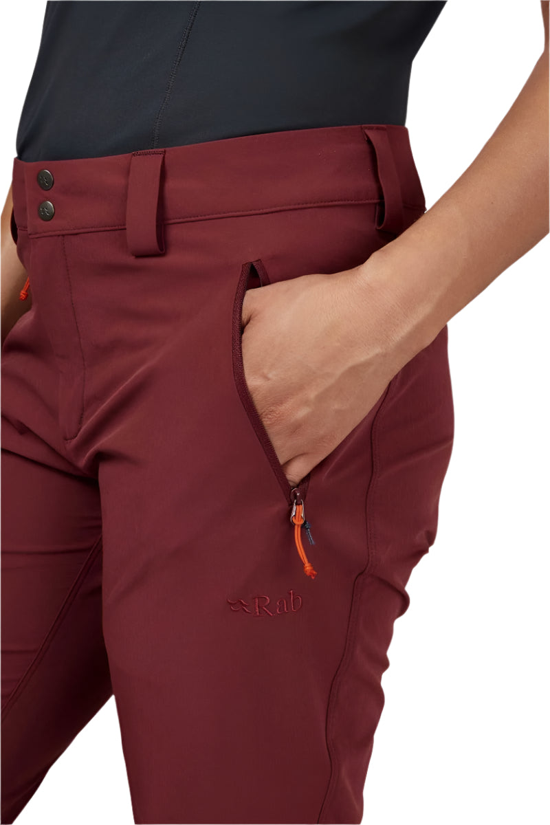 Rab Women's Incline Pants - hip pocket detail
