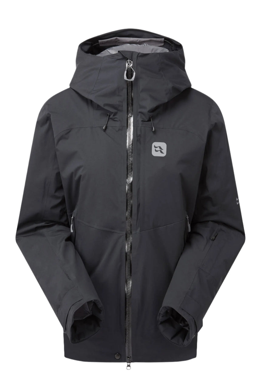 Rab Women's Khroma Diffract Insulated Ski Jacket in Black - front