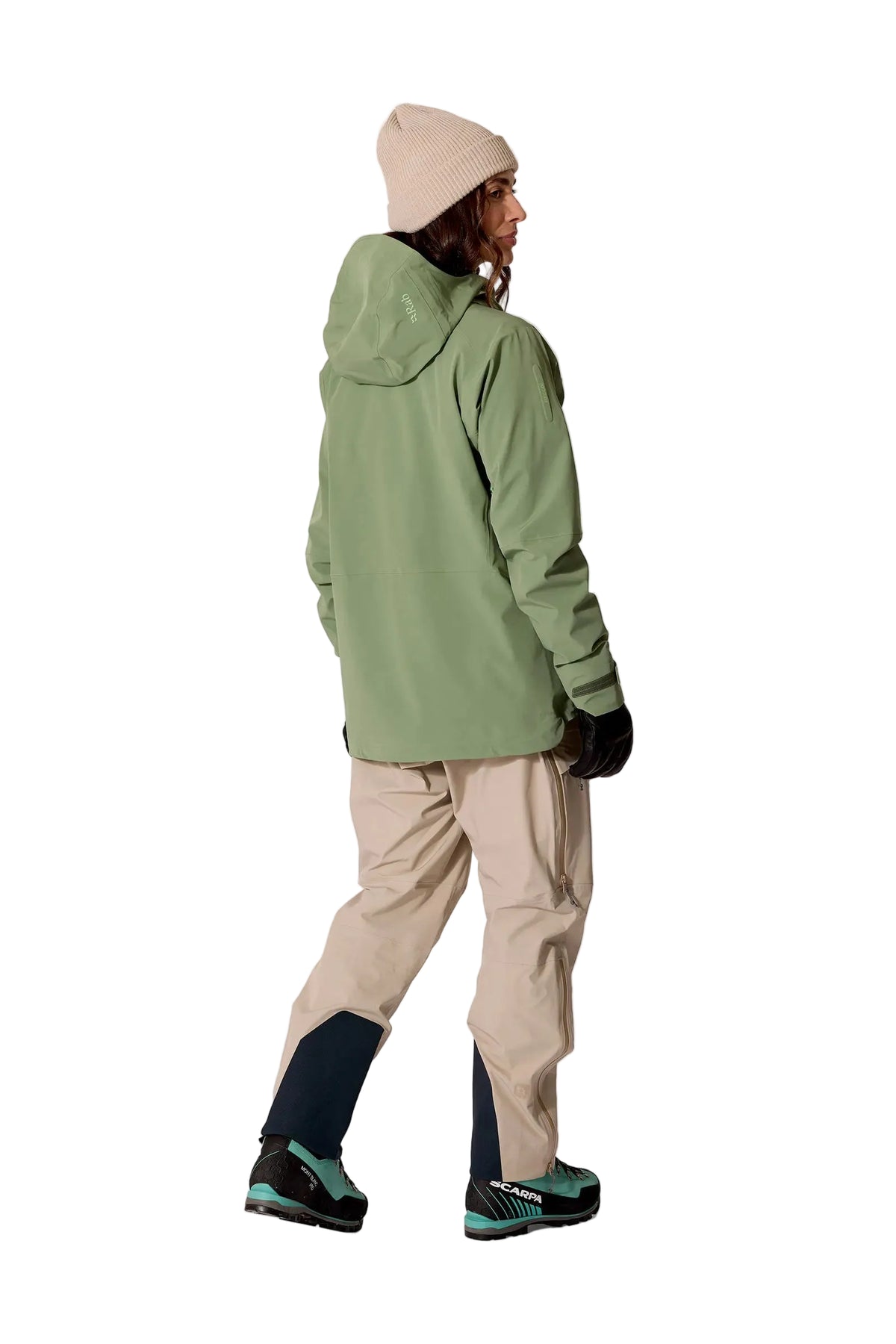 Rab Women's Kinetic Alpine Stretch Jacket - worn, full length, back