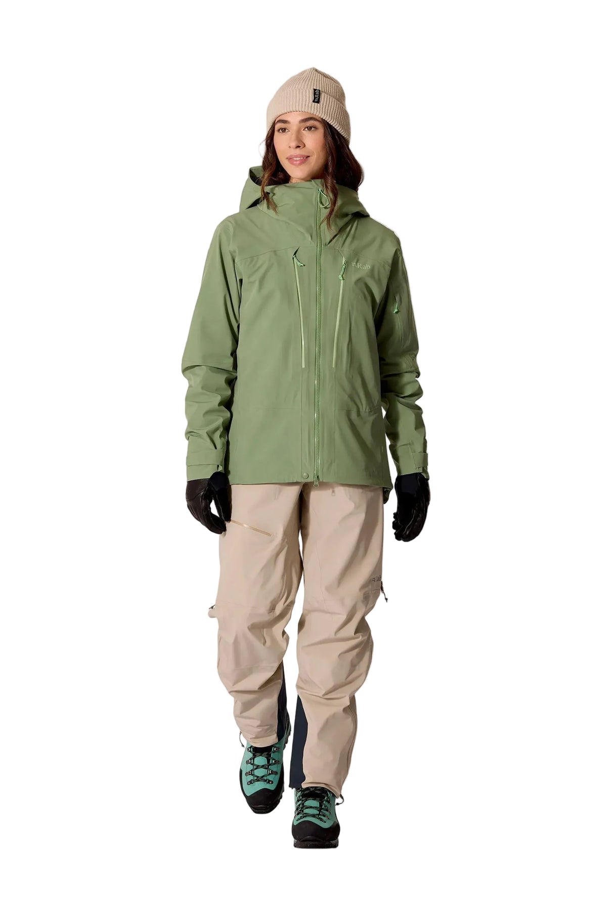 Rab Women's Kinetic Alpine Stretch Jacket - worn, full length, front