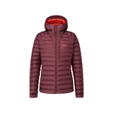 Rab Women's Microlight Alpine Down Jacket in Deep Heather - Front