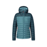Rab Women's Microlight Alpine Down Jacket in Orion Blue (Reference) - Front