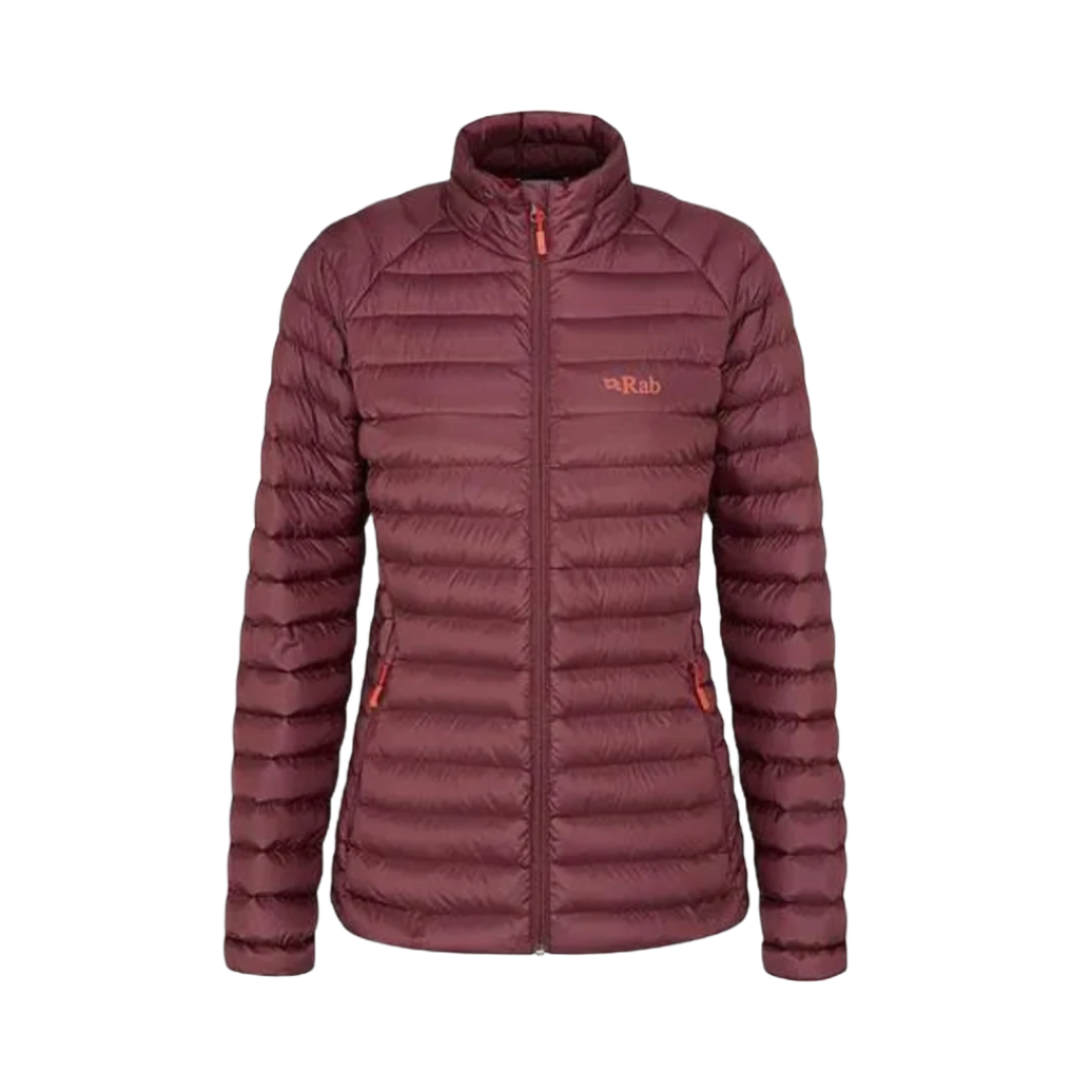 Rab Women's Microlight Down Jacket in Deep Heather - Front