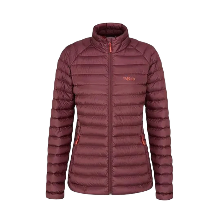 Rab Women's Microlight Down Jacket in Deep Heather - Front