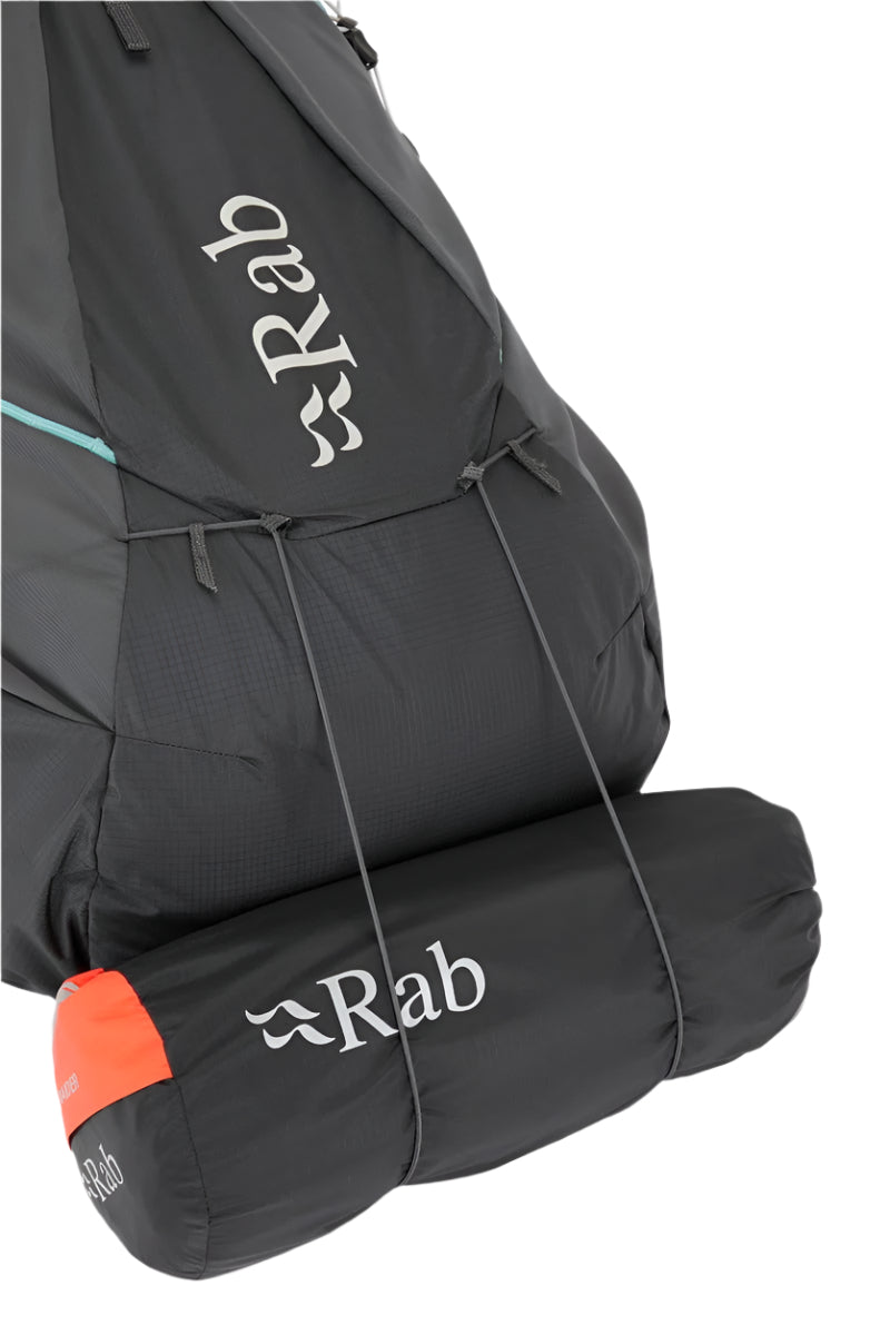 Rab Women's Muon ND40L Hiking Pack in Pewter/Graphene - Base Detail