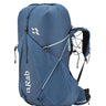 Rab Women's Muon ND40L Hiking Pack in Tempest Blue - Front View