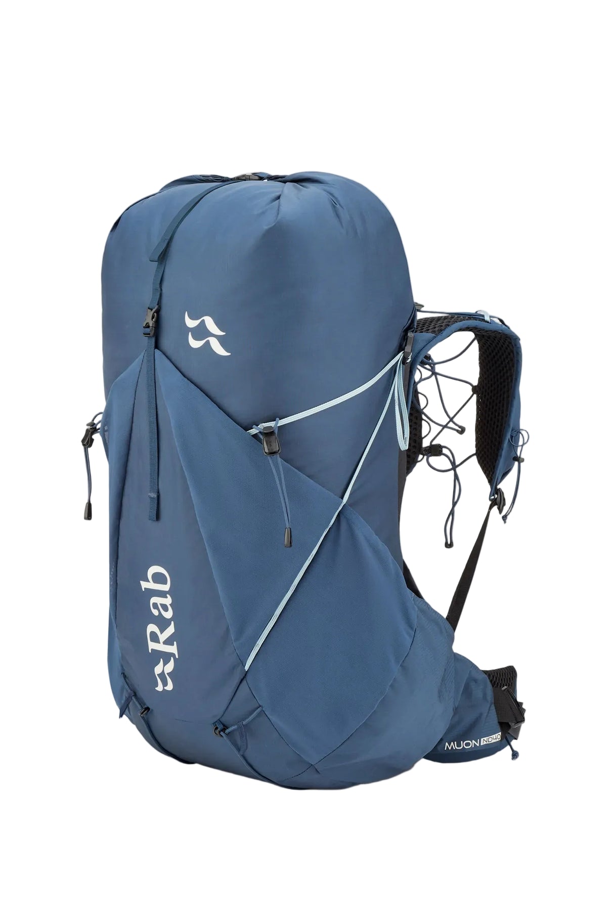 Rab Women's Muon ND40L Hiking Pack in Tempest Blue - Front View