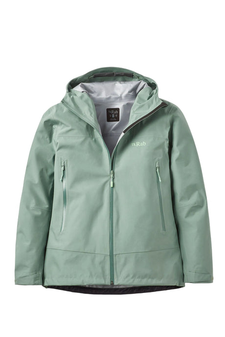 Rab Women's Namche GORE-TEX Jacket in Dark Fig Green - front