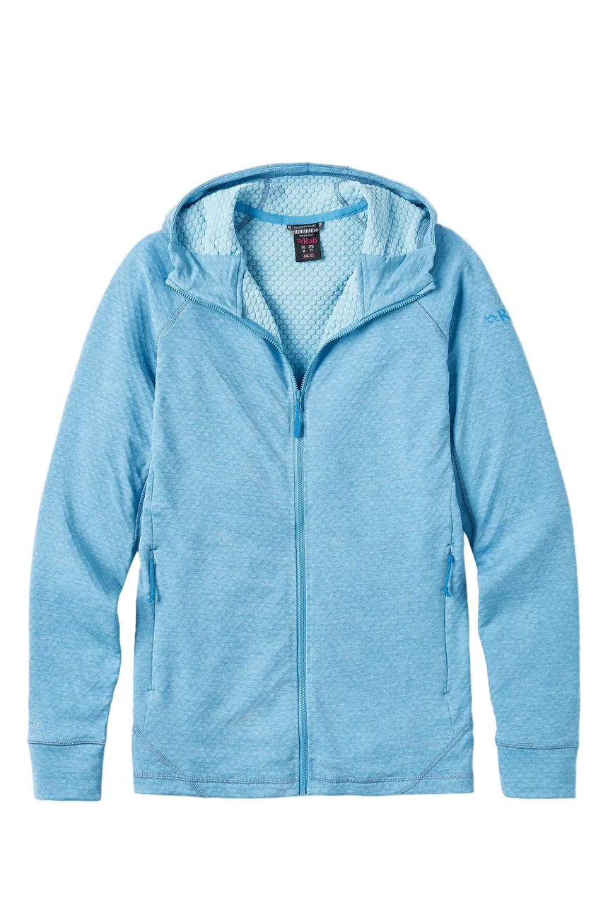 Rab Women's Nexus Hoody in Bluebird - front