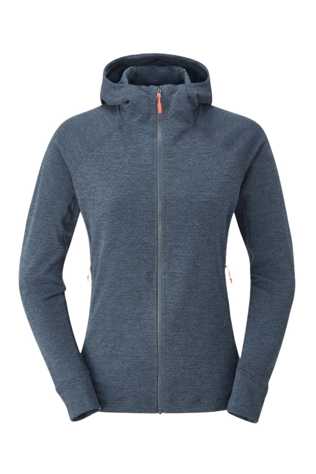 Rab Women's Nexus Hoody in Steel - front
