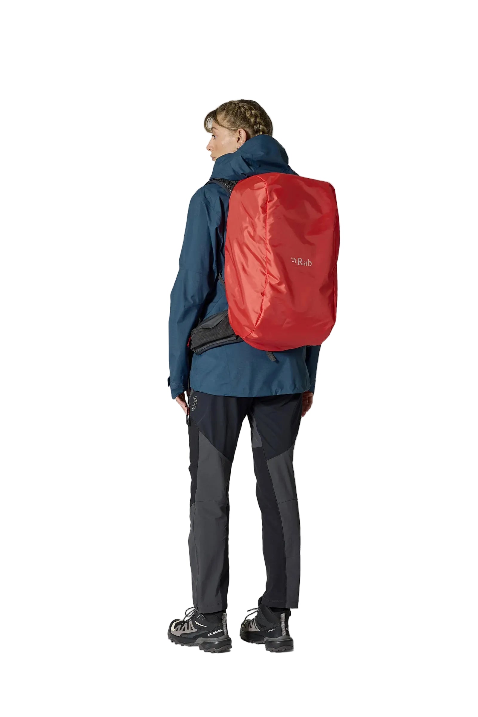Rab Women's Protium ND18L Day Pack in Orion Blue - On Model Back View