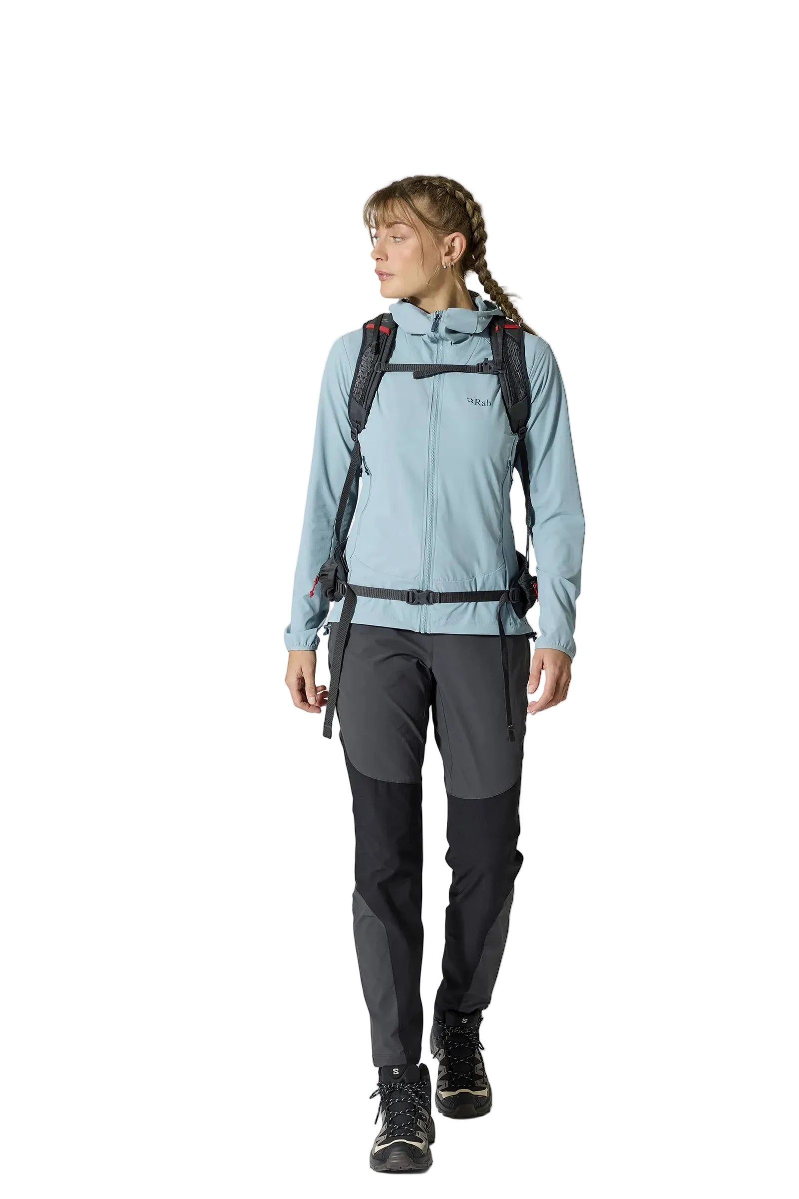 Rab Women's Protium ND18L Day Pack in Orion Blue - On Model Side View