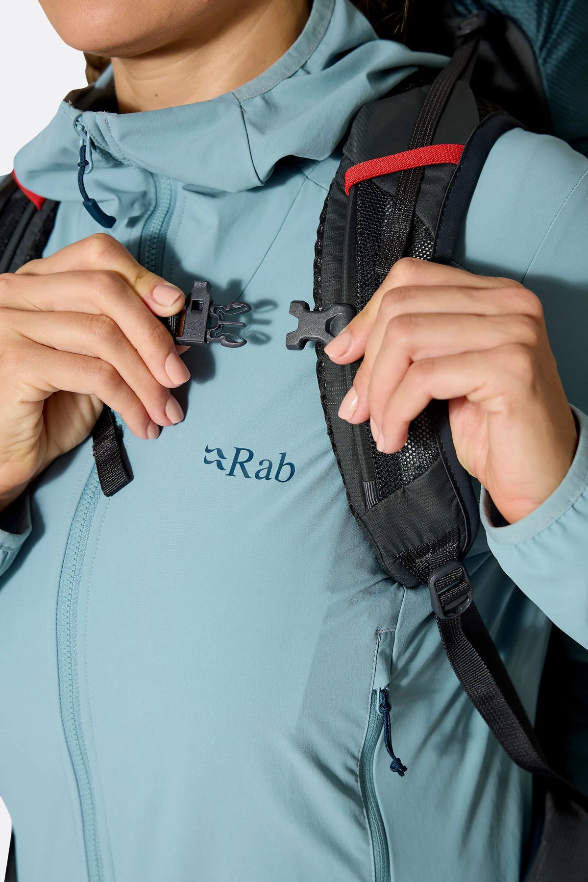 Rab Women's Protium ND33L Day Pack in Orion Blue - Hipbelt Adjustment Detail