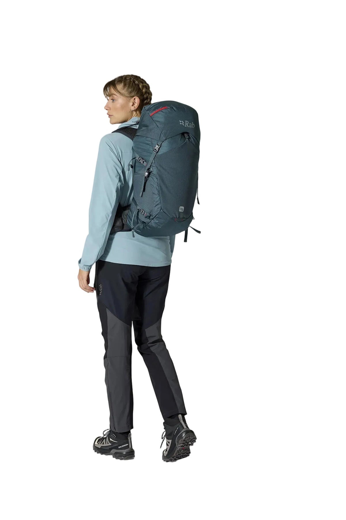 Rab Women's Protium ND33L Day Pack in Orion Blue - On Model Back View