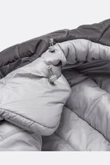 Rab Women's Radeon Synthetic Sleeping Bag (-12°C/10F) in Dark Fig Green/Graphene - packed size, side
