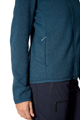 Rab Women's Ryvoan Jacket in Tempest Blue - side pocket detail