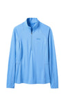 Rab Women's Sonic LS Zip in Bluebird - front