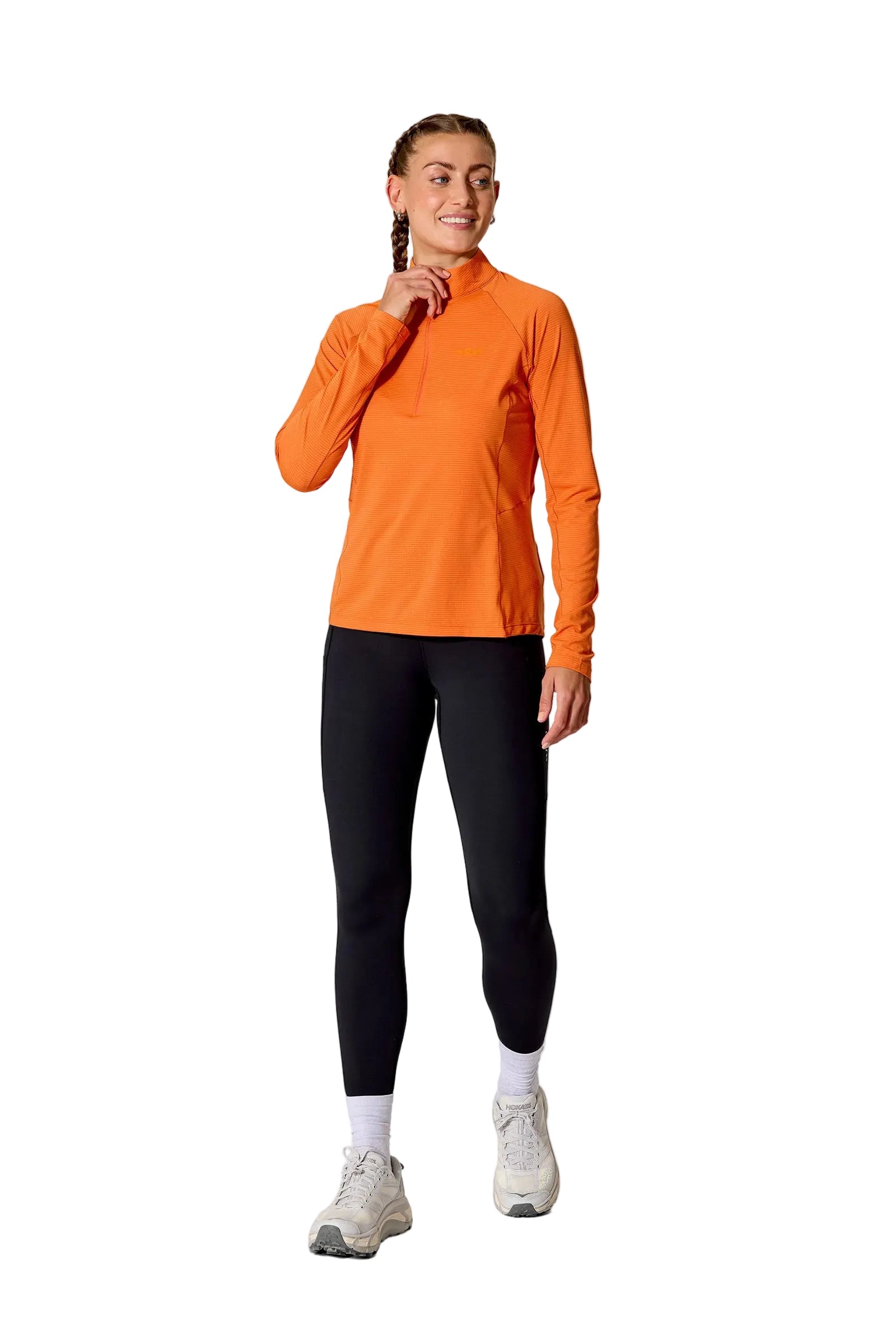 Rab Women's Sonic LS Zip - worn
