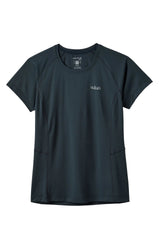 Rab Women's Sonic Tee in Beluga - Front