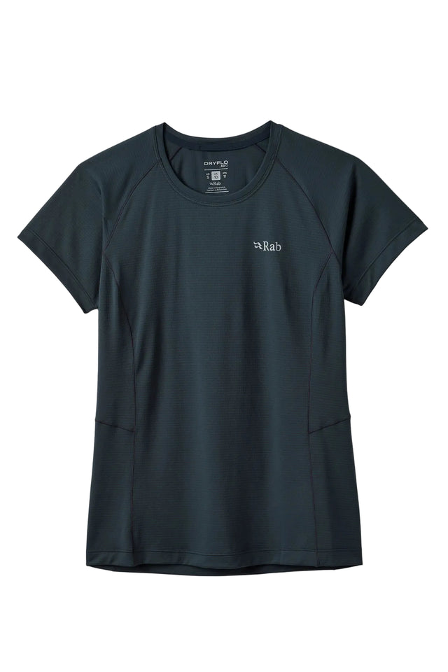Rab Women's Sonic Tee in Beluga - Front