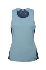 Rab Women's Sonic Ultra Vest in Citadel/Tempest Blue - front