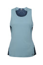 Rab Women's Sonic Ultra Vest in Citadel/Tempest Blue - front
