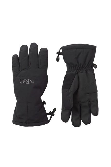 Rab Women's Storm Waterproof Gloves in Black - front