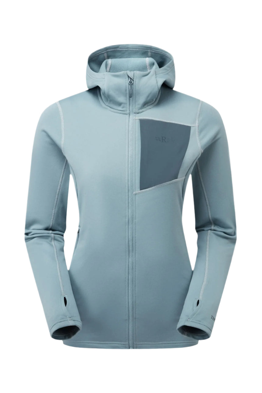 Rab Women's Superflux Hoody in Citadel - front