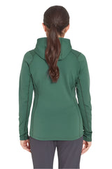 Rab Women's Superflux Hoody in Green Slate - back