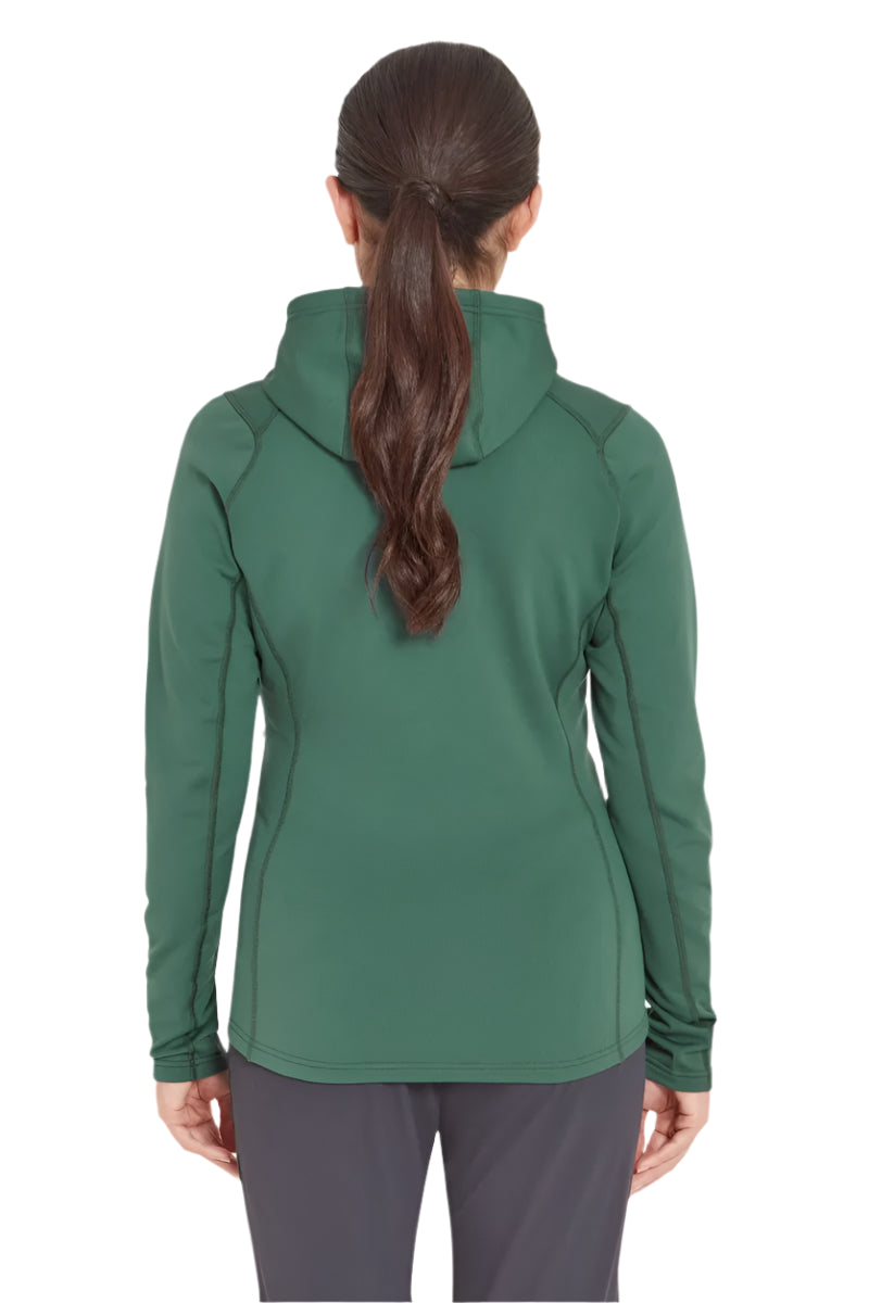 Rab Women's Superflux Hoody in Green Slate - back