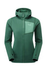 Rab Women's Superflux Hoody in Green Slate - front