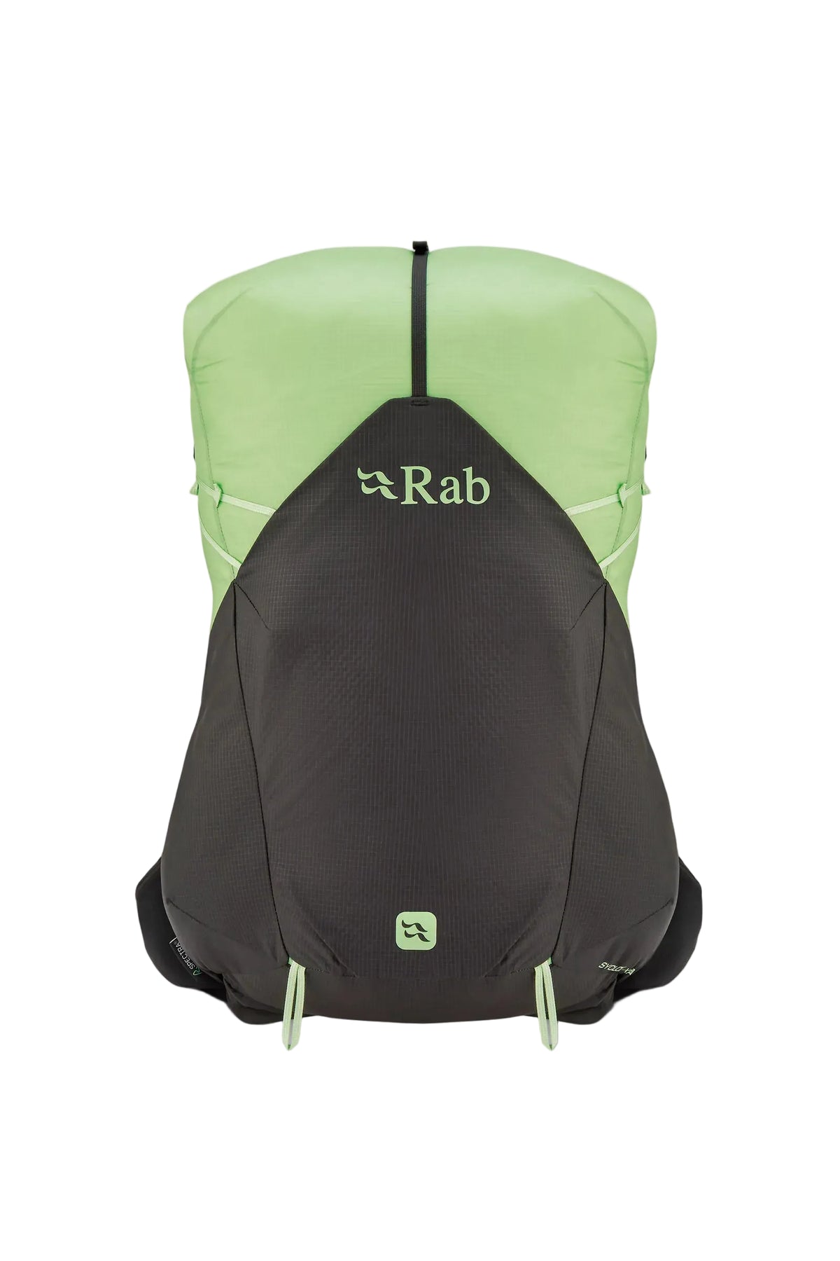 Rab Women's Syclon XP ND 28L Waterproof Pack in Black/Dark Fig Green - Front Standalone 2