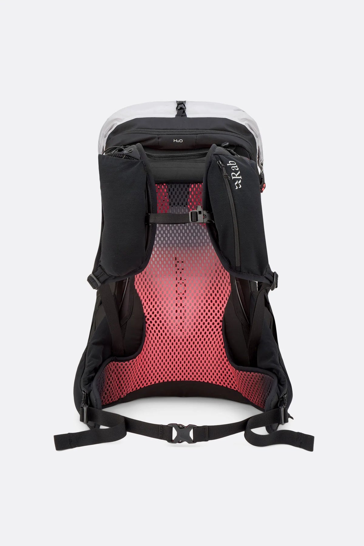 Rab Women's Syclon XP ND 28L Waterproof Pack in Black/Dark Pewter - Back System Standalone