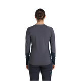Rab Women's Syncrino Base LS Tee in Graphene - back