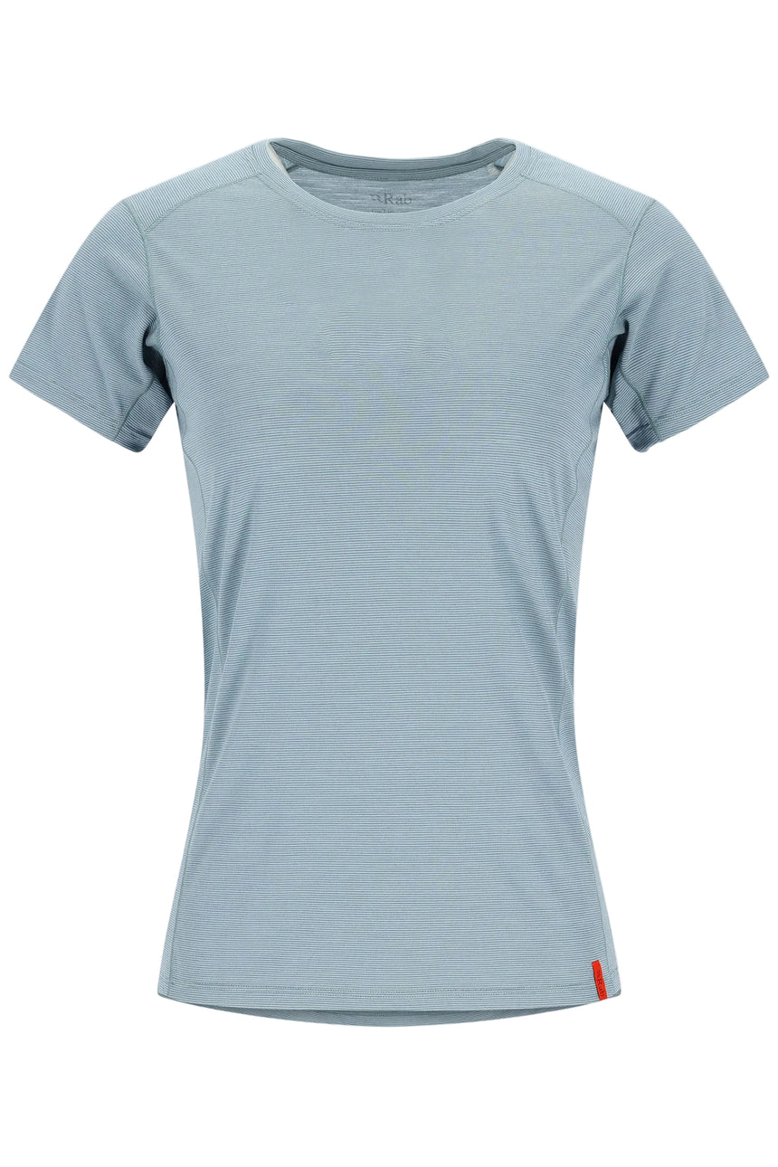 Rab Women's Syncrino Base Tee in Citadel - Front
