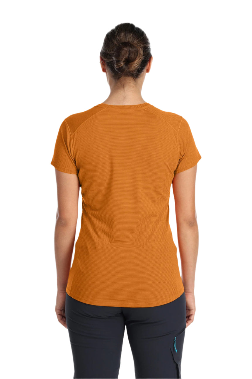 Rab Women's Syncrino Base Tee in Marmalade - Back