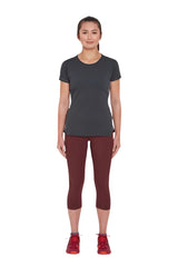 Rab Women's Talus 3/4 Tights in Deep Heather - on model, full length front