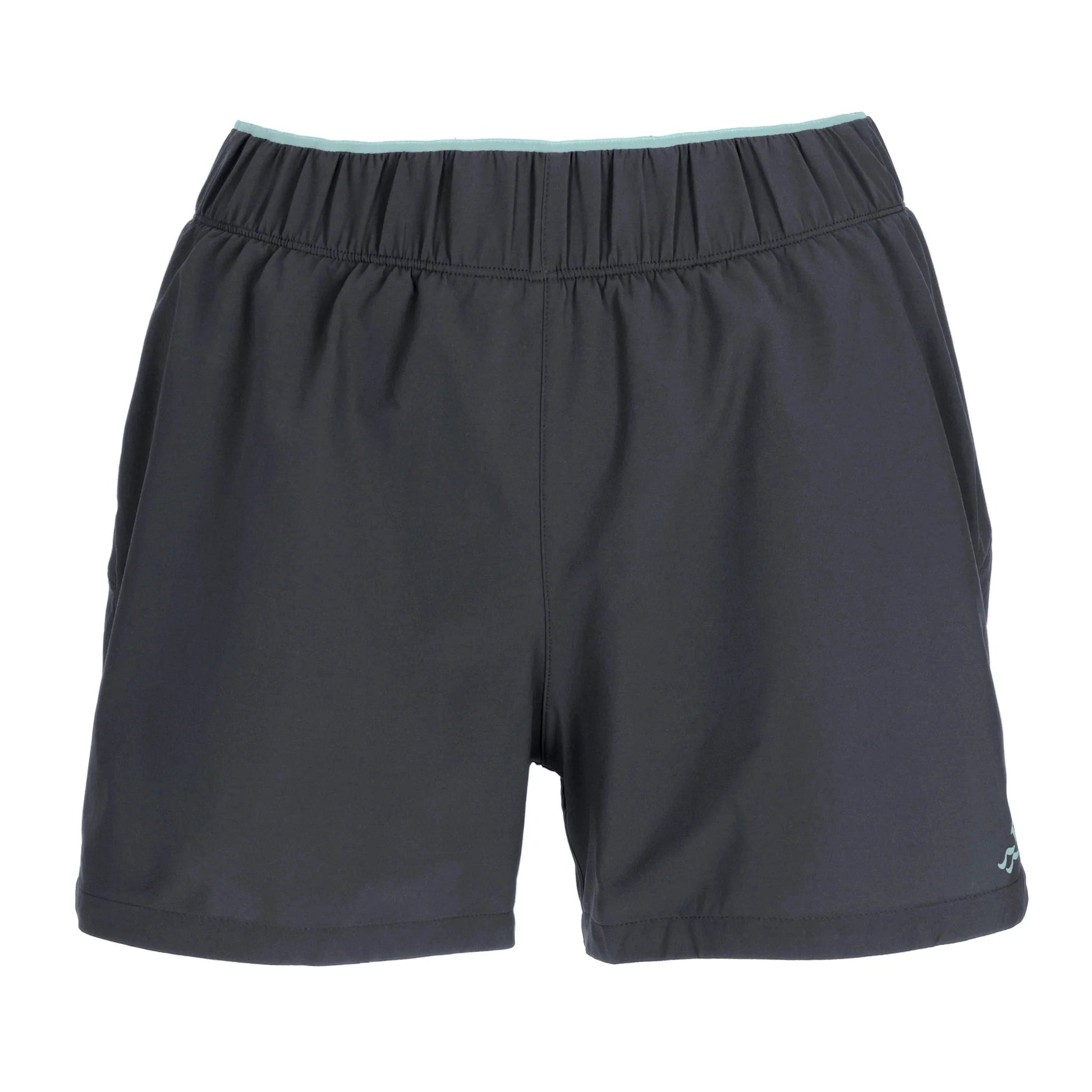 Rab Women's Talus Active Shorts in Ebony - flat lay