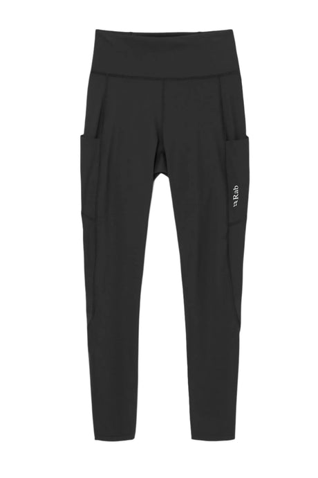 Rab Women's Talus Running Tights in Black - front
