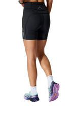 Rab Women's Talus Tight Running Shorts in Black - worn (back)