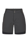 Rab Women's Torque Mountain Shorts in Anthracite/Black - front