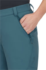 Rab Women's Torque Mountain Shorts in Orion Blue - hip pocket detail